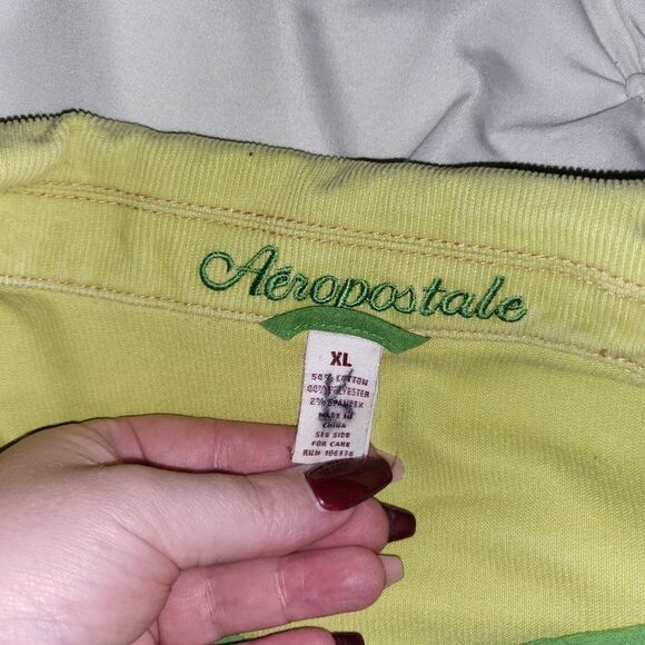 Lime Green Aeropostale Corduroy Jacket (XL) - Picture 7 of 7